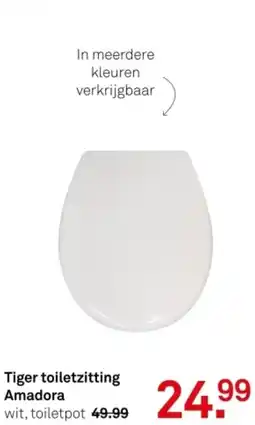 Karwei Tiger toiletzitting Amadora aanbieding