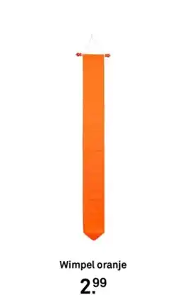 Karwei Wimpel oranje aanbieding