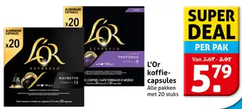 Hoogvliet L'Or koffiecapsules aanbieding
