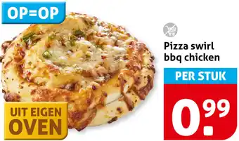 Hoogvliet Pizza swirl bbq chicken aanbieding
