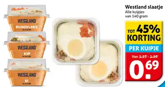 Hoogvliet Westland slaatje aanbieding