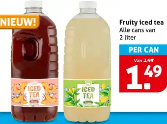 Hoogvliet Fruity iced tea aanbieding