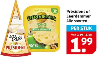 Hoogvliet Président of Leerdammer aanbieding