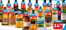 Hoogvliet Diverse whisky's aanbieding