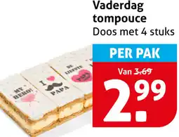Hoogvliet Vaderdag tompouce aanbieding