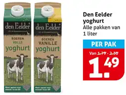 Hoogvliet Den Eelder yoghurt aanbieding