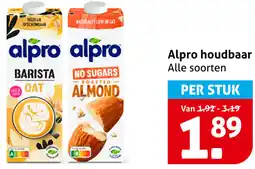 Hoogvliet Alpro houdbaar aanbieding