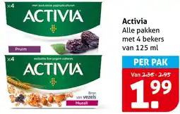 Hoogvliet Activia aanbieding
