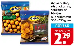Hoogvliet Aviko bistro, rösti, churros, schijfjes of blokjes aanbieding