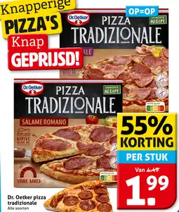 Hoogvliet Dr. Oetker pizza tradizionale aanbieding