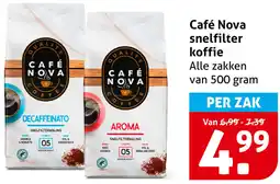 Hoogvliet Café Nova snelfilter koffie aanbieding