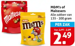 Hoogvliet M&M's of Maltesers aanbieding