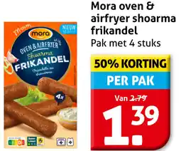 Hoogvliet Mora oven & airfryer shoarma frikandel aanbieding