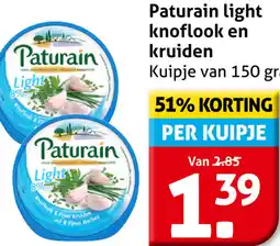 Hoogvliet Paturain light knoflook en kruiden aanbieding