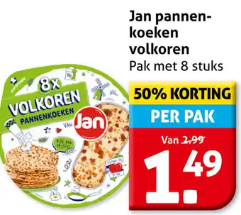 Hoogvliet Jan pannenkoeken volkoren aanbieding