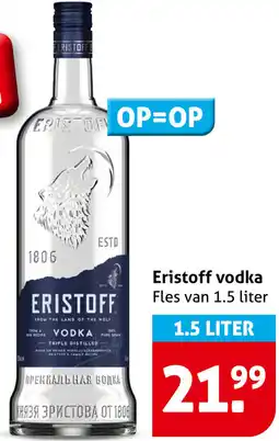 Hoogvliet Eristoff vodka aanbieding