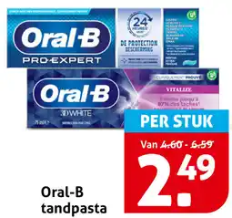 Hoogvliet Oral-B tandpasta aanbieding