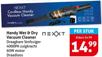 Hoogvliet Handy Wet & Dry Vacuum Cleaner aanbieding