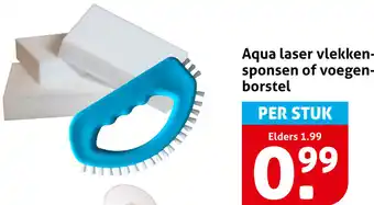 Hoogvliet Aqua laser vlekkensponzen of voegenborstel aanbieding