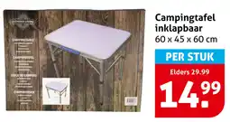 Hoogvliet Campingtafel inklapbaar aanbieding
