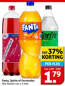 Hoogvliet Fanta, Sprite of Fernandes aanbieding