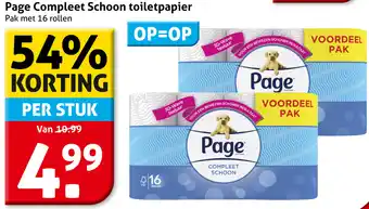 Hoogvliet Page Compleet Schoon toiletpapier aanbieding