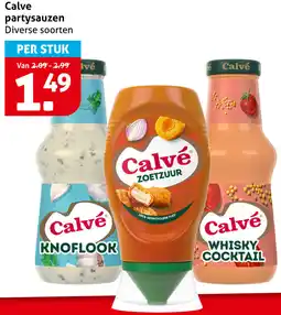 Hoogvliet Calve partysauzen aanbieding