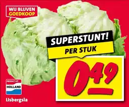 Nettorama IJsbergsla aanbieding