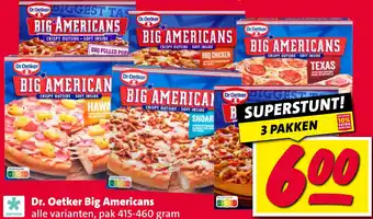 Nettorama Dr. Oetker Big Americans aanbieding