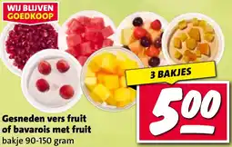 Nettorama Gesneden vers fruit of bavarois met fruit aanbieding