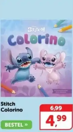 Boekenvoordeel Stitch Colorino aanbieding