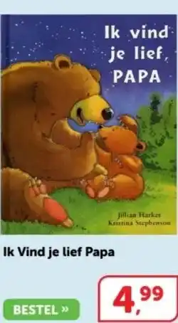 Boekenvoordeel Ik vind je lief Papa aanbieding