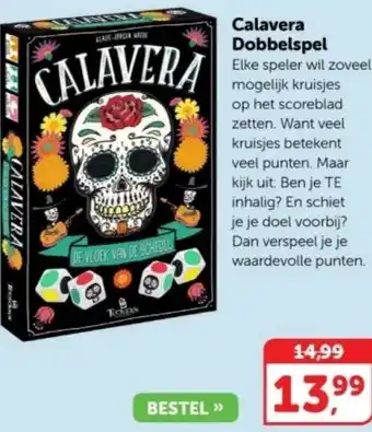 Boekenvoordeel Calavera Dobbelspel aanbieding