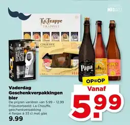 PLUS Vaderdag Geschenkverpakkingen bier aanbieding