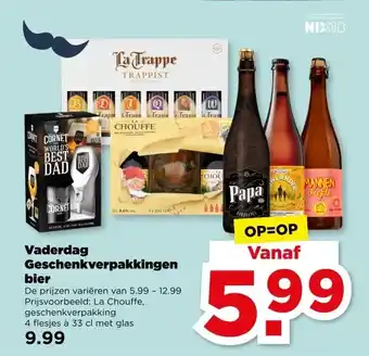 PLUS Vaderdag Geschenkverpakkingen bier aanbieding