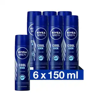 Plein.nl 6x Nivea Men Deodorant Spray Cool aanbieding