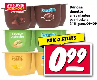 Nettorama Danone danette aanbieding
