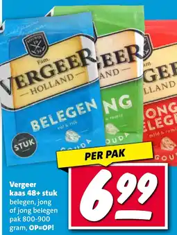 Nettorama Vergeer kaas 48+ stuk aanbieding