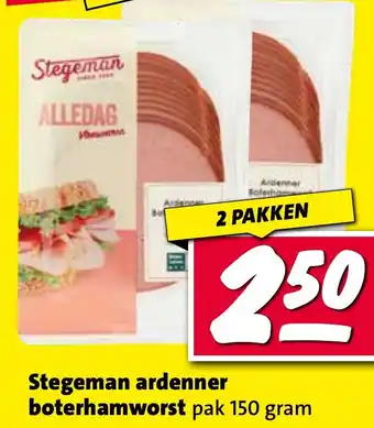 Nettorama Stegeman ardenner boterhamworst aanbieding