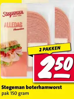 Nettorama Stegeman boterhamworst aanbieding