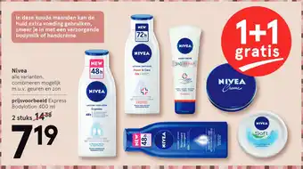 Etos Nivea 400 ml aanbieding