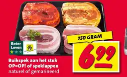 Nettorama Buikspek aan het stuk of speklappen aanbieding