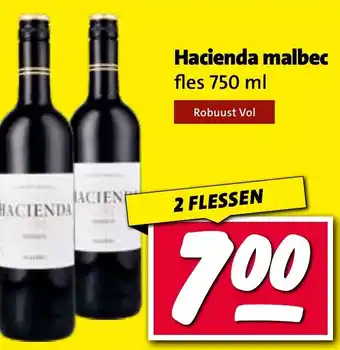 Nettorama Hacienda malbec aanbieding