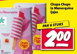 Nettorama Chupa Chups la Menorquina ijsjes aanbieding