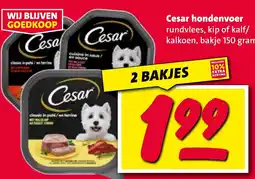 Nettorama Cesar hondenvoer aanbieding