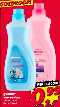 Nettorama gwoon Wasverzachter aanbieding