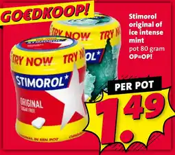 Nettorama Stimorol original of ice intense mint aanbieding