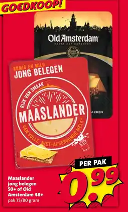 Nettorama Maaslander jong belegen 50+ of Old Amsterdam 48+ aanbieding