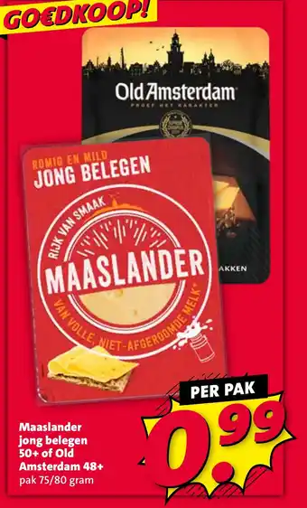 Nettorama Maaslander jong belegen 50+ of Old Amsterdam 48+ aanbieding