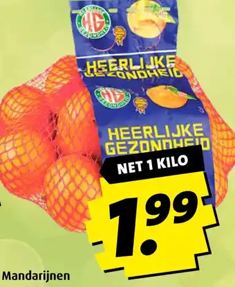 Boni Mandarijnen aanbieding